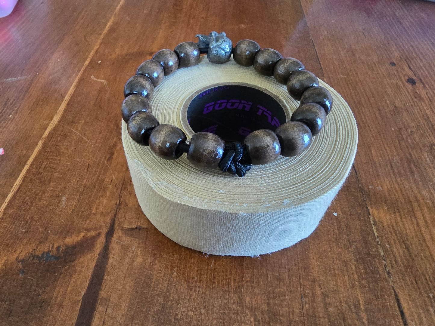 Whiskey barrel fang shock cord bracelet