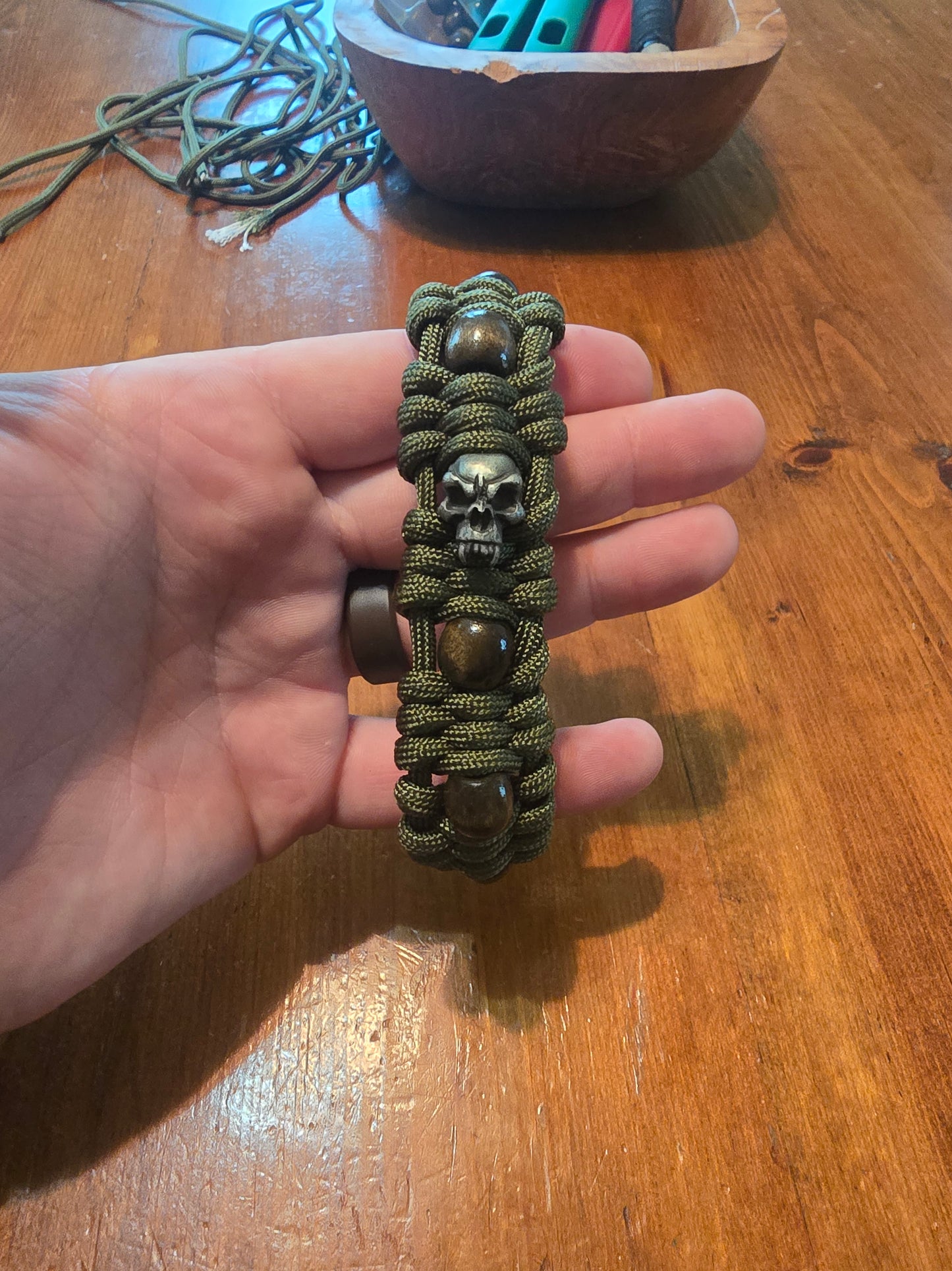 whiskey barrel skull