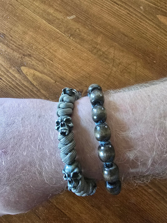 Skullobite totem of skulls bracelet