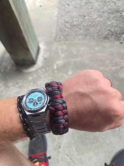 Skullobite threads cobra spine bracelet