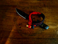 .38 special blood red and black leather relic